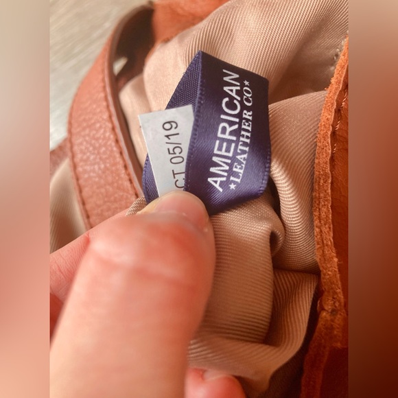 American Leather Co Medium Brown Handbag (Authentic Genuine Leather) - Picture 8 of 10